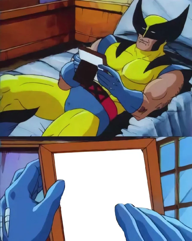 The Wolverine Staring At A Frame